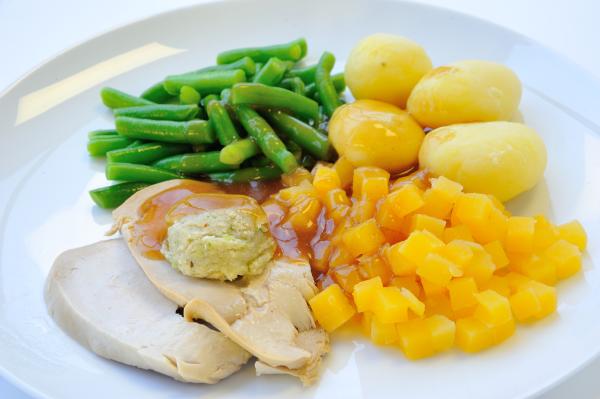 Roast chicken meal - Park Care Meals
